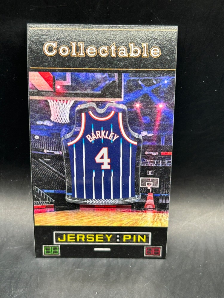 Houston Rockets Charles Barkley jersey lapel pin-Classic RETRO Collectible