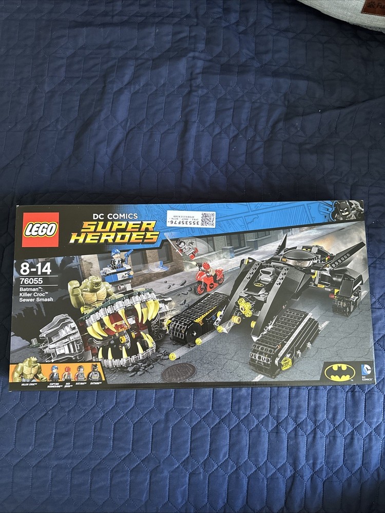 LEGO DC Super Heroes Batman Killer Croc Sewer Smash Building Kit 76055