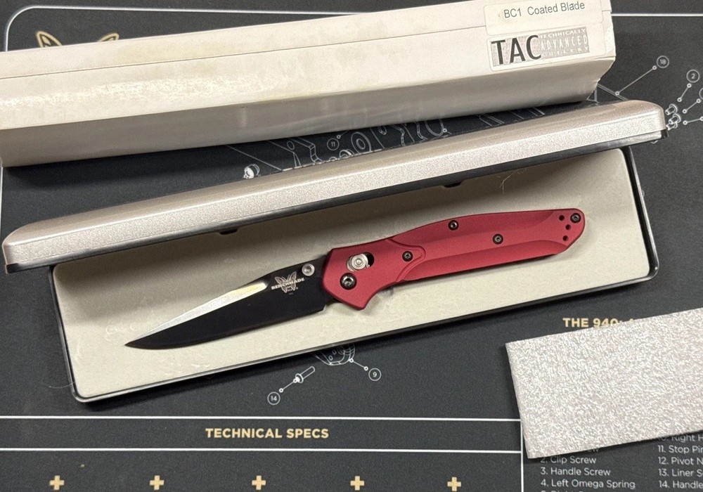*Special Edition* Benchmade 941BC1RED Osborne 85 Of 500 Limited Knife LNIB