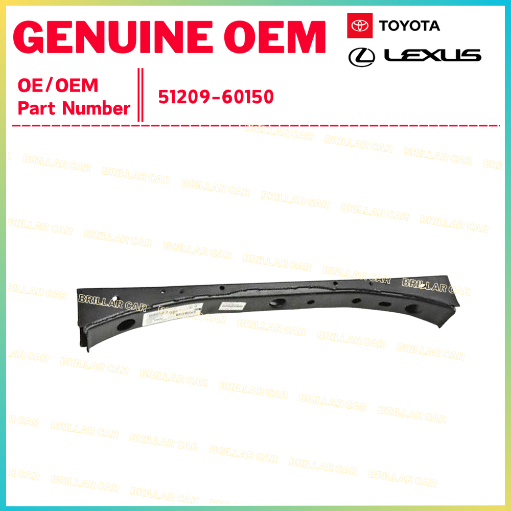 Toyota Genuine LAND CRUISER 90 Crossmember Sub assy Rear frame 51209-60150 OEM