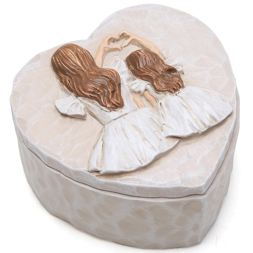 Mothers Day Jewelry Keepsake Box Hand-Painted Memorial Gift for Mom-image