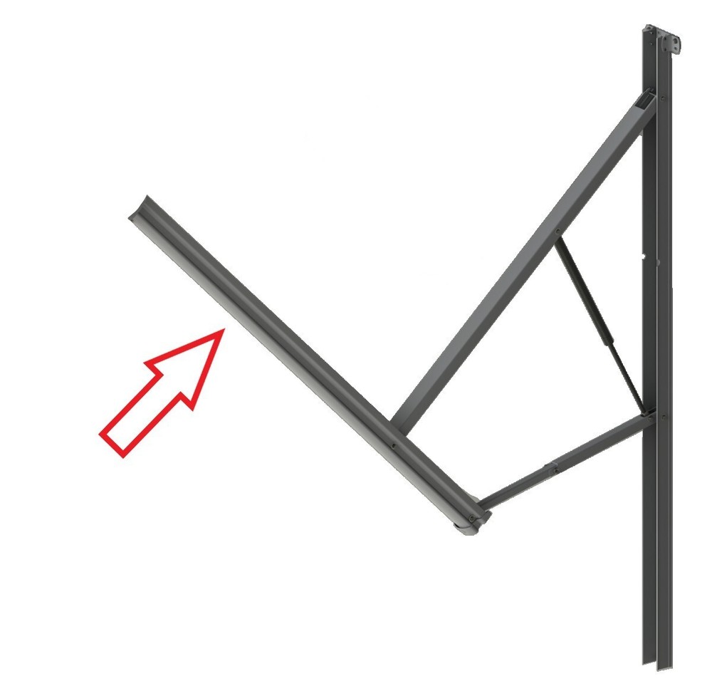 New Lippert Style Edge or 2000 Series Outer Shell Arm Replacement Part 53 3/4