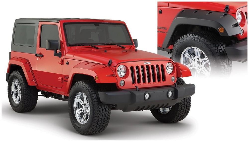 Bushwacker Pocket Style Fender Flares 2Pc Front Part 10077-02