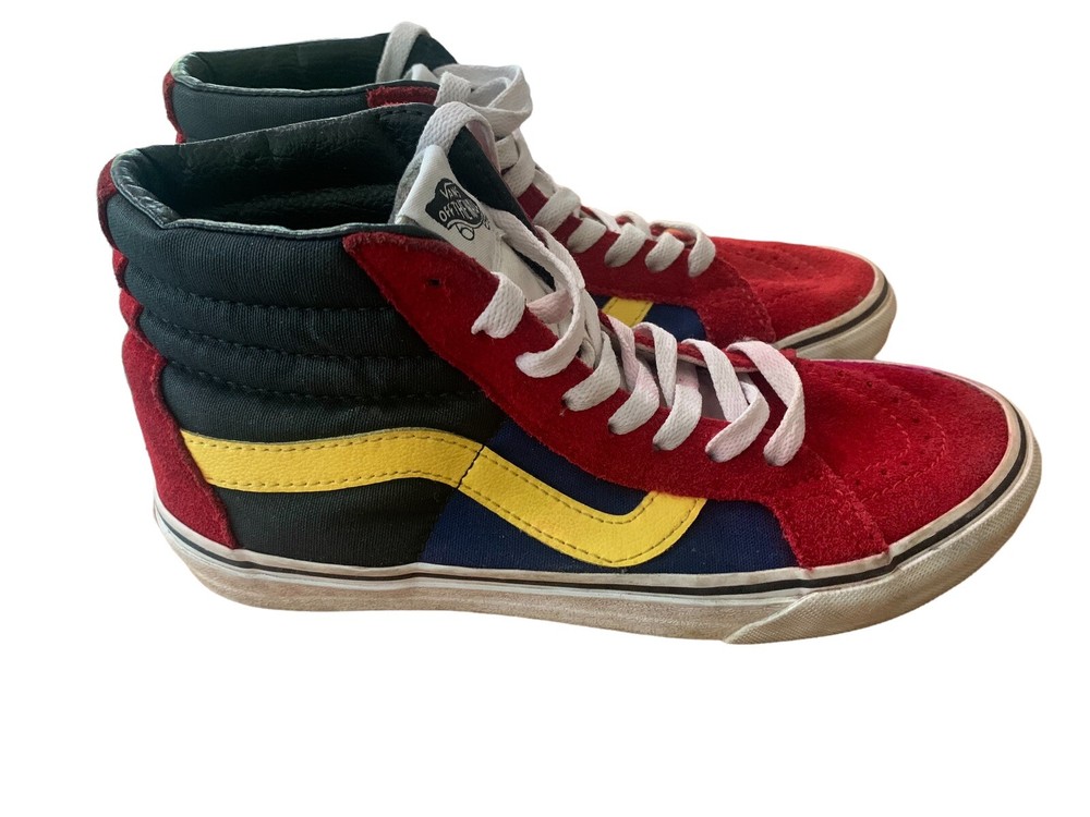 Vans SK8 Hi Unisex Hi-Top Sneakers in Multicolor - Mens 6 Womens 7.5
