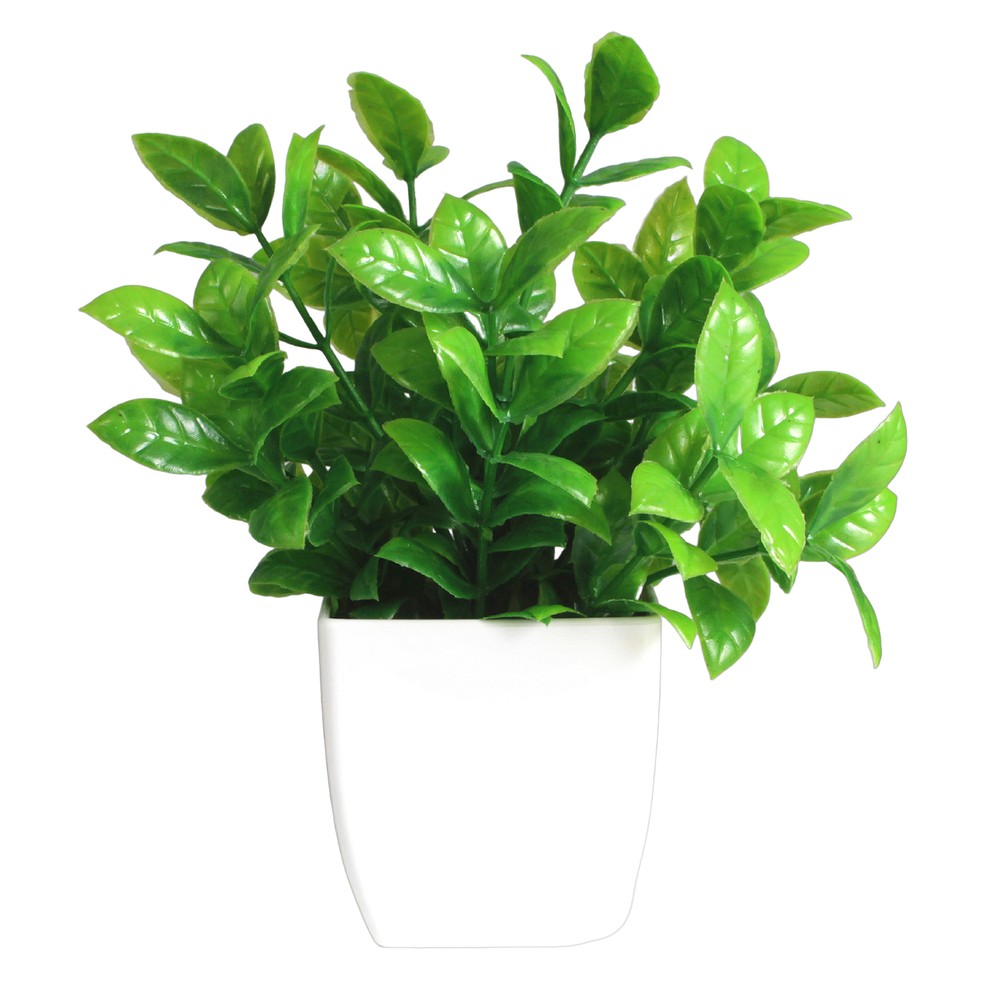 Mini Artificial Bonsai Eucalyptus Tree in Decorative Pot