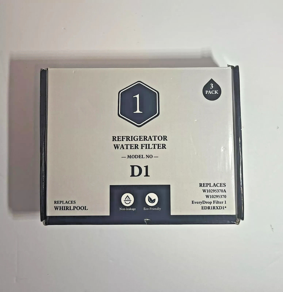 D Filters D1 Replacement Refrigerator Water Filters 10295370A 3 Pack NEW