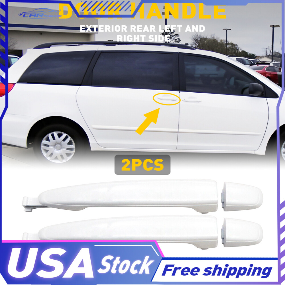 Pcs 2 Left Rear Right Sliding Door Handle For Sienna Toyota 2004-2010 6921308020