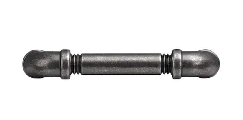 Hickory Pipeline HH076011-BNV 3-3/4” Cabinet Drawer Pull Black Nickel