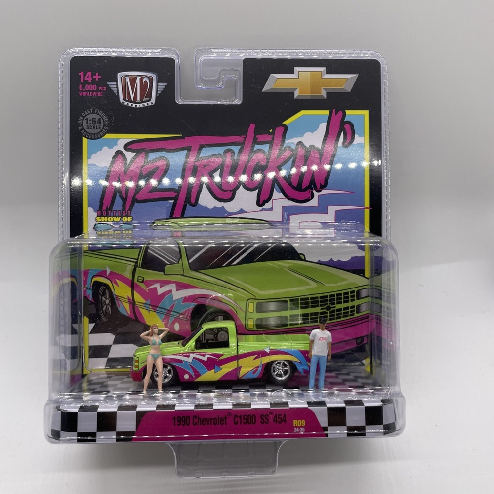 M2 Diorama Truckin 1990 Chevrolet C1500 SS 454
