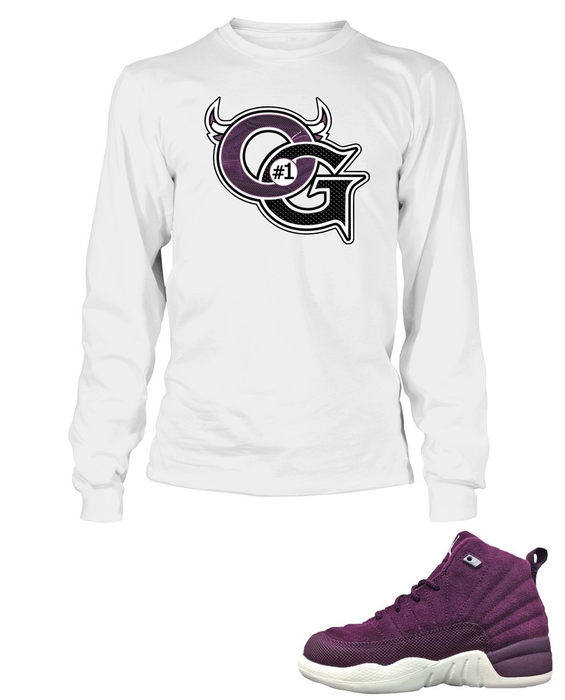 OG Graphic Sneaker Tee to Match J12 Bordeaux - Big & Tall Sizes