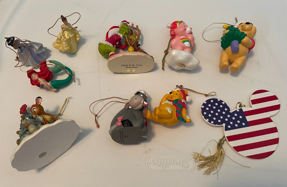 Festive Christmas Character Ornaments for Holiday Decor