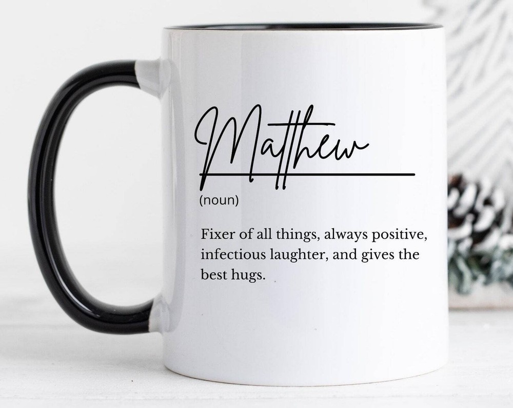 Custom Personalized Name Mug with Unique Definition