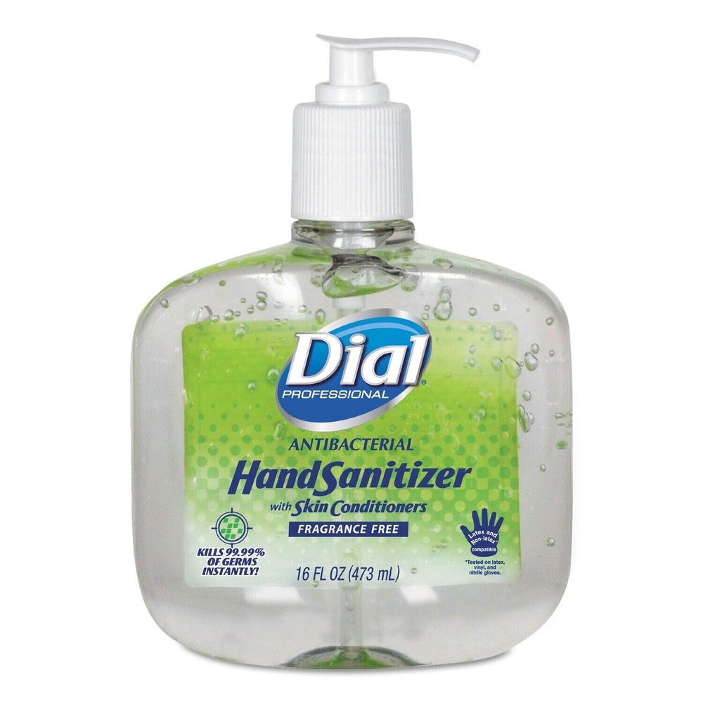 Antibacterial Hand Sanitizer with Moisturizers, 16 oz Pump, Fragrance-Free
