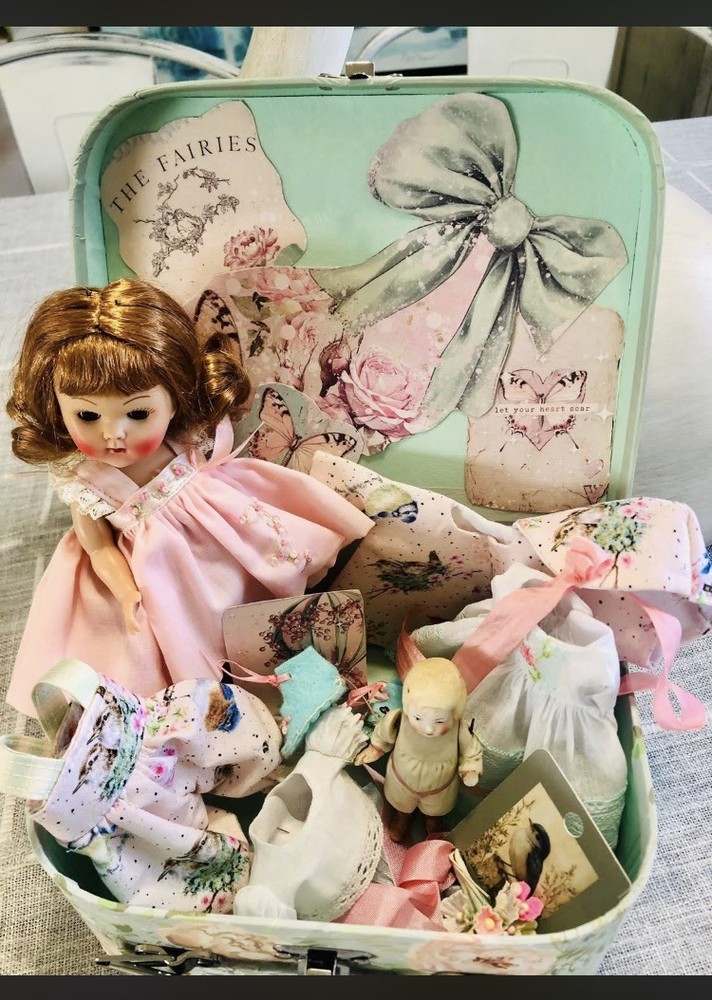 Box Set For Ginny 13 Pc Inc Doll Embroidery By Chris Miller
