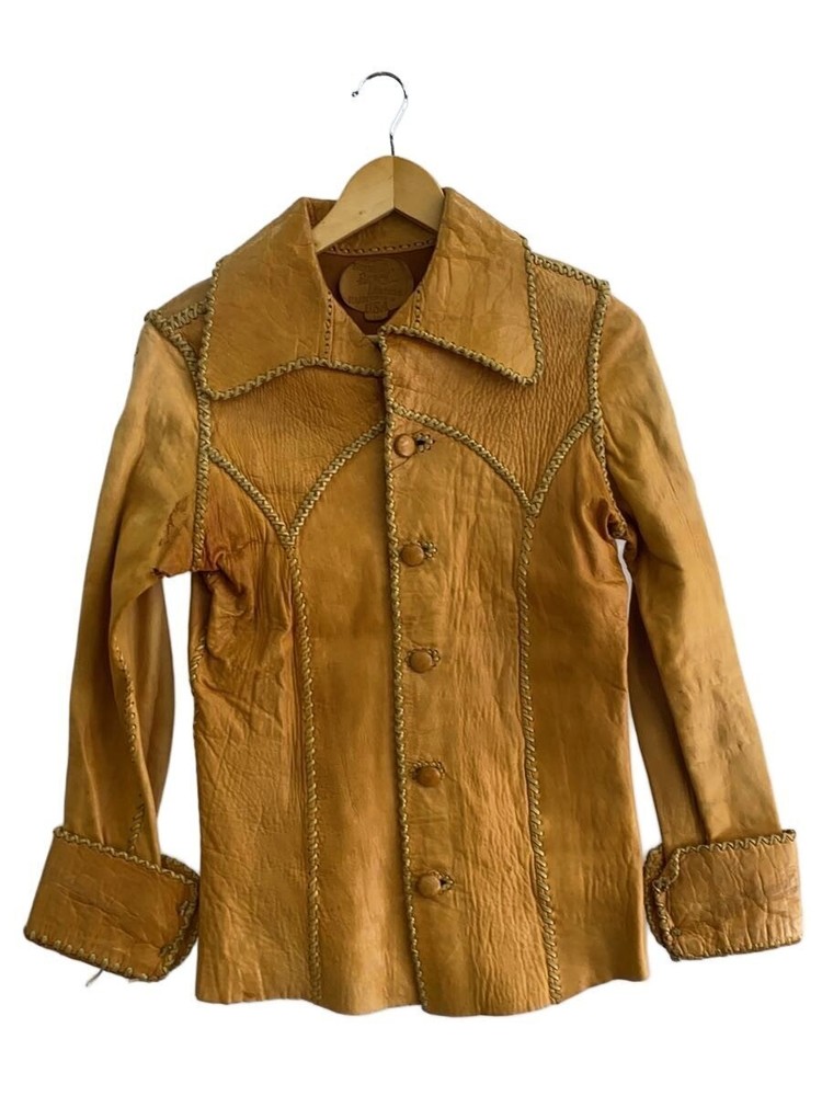 North Beach Leather 70S/Camel/All Leather/Leather Jacket Blouson/-/Leather/Cml