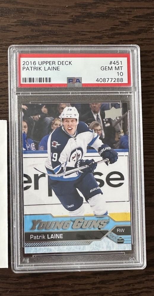 2016-17 Patrik Laine Young Guns Upper Deck Series 2 PSA 10 Gem Mint Rookie #451