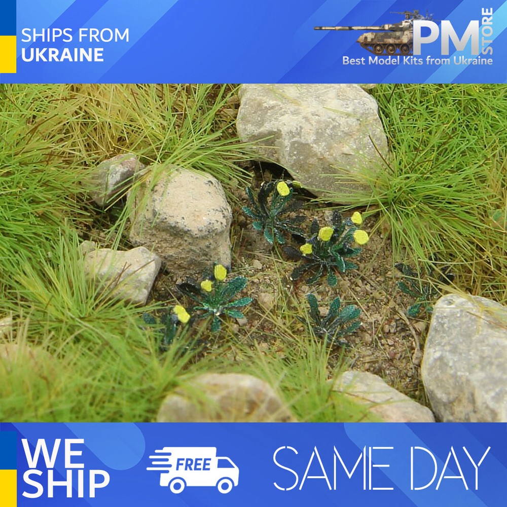 Model Scene VG7-205 1/72-1/87 Dandelions Diorama accessories Photo-Etched parts