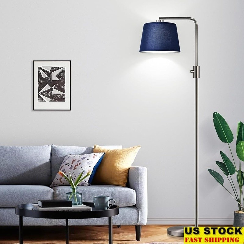 Modern Dimmable Floor Lamp W/ Rotary Switch LED 1000 Lumens 270º Rotation New