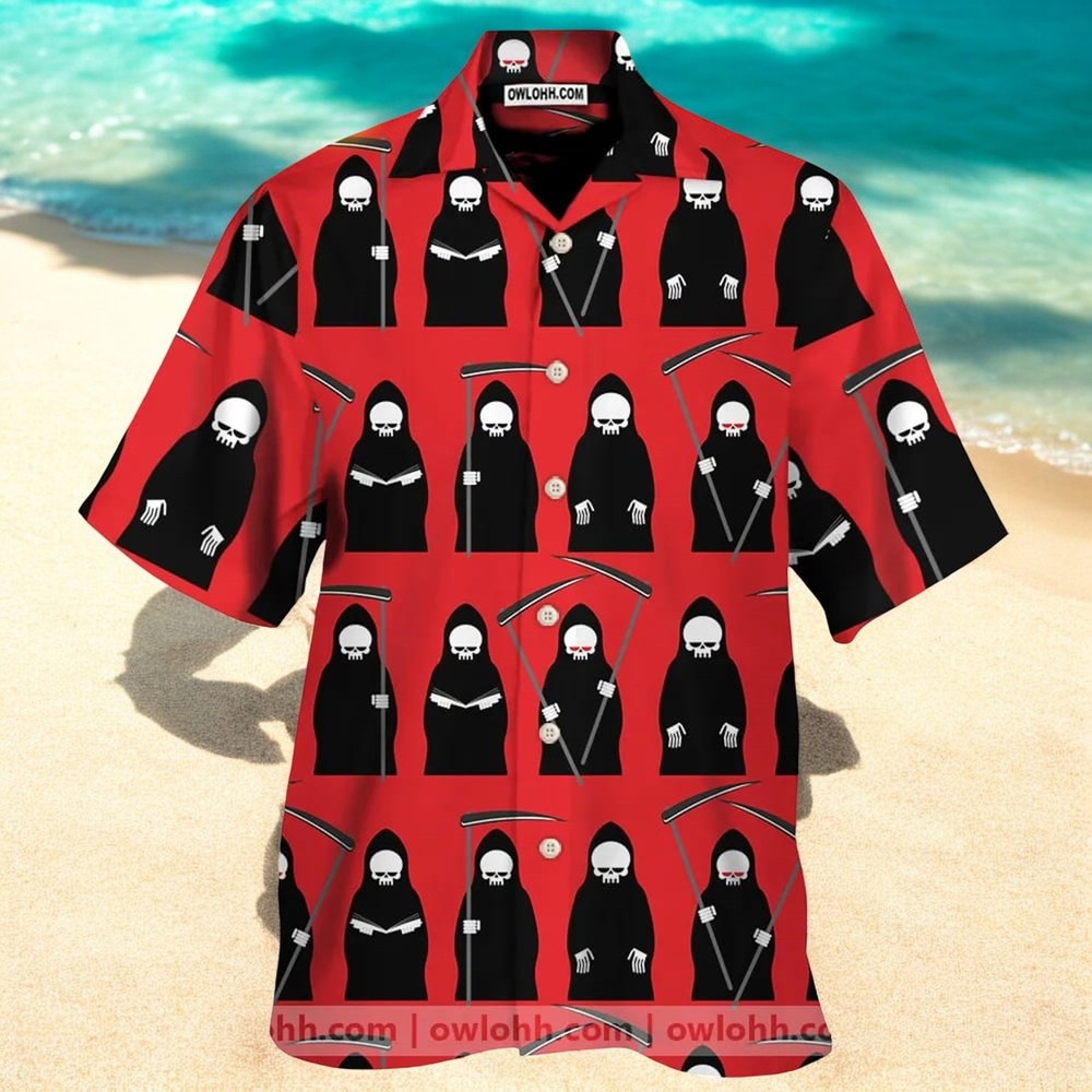 Amazing Grim Reaper Hawaiian Shirt Men’s US Size Summer Style New Design