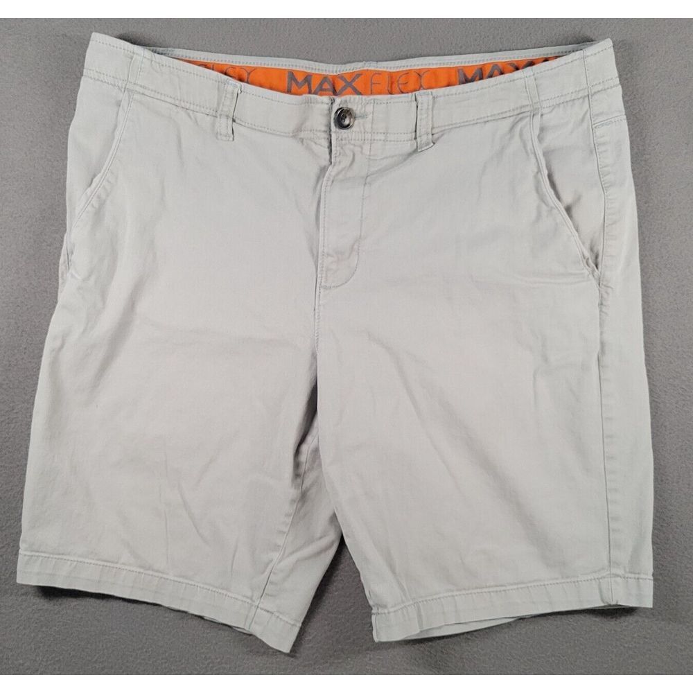 Urban Pipeline Shorts Mens 36 White MaxFlex Stretch Comfort Casual Outdoor