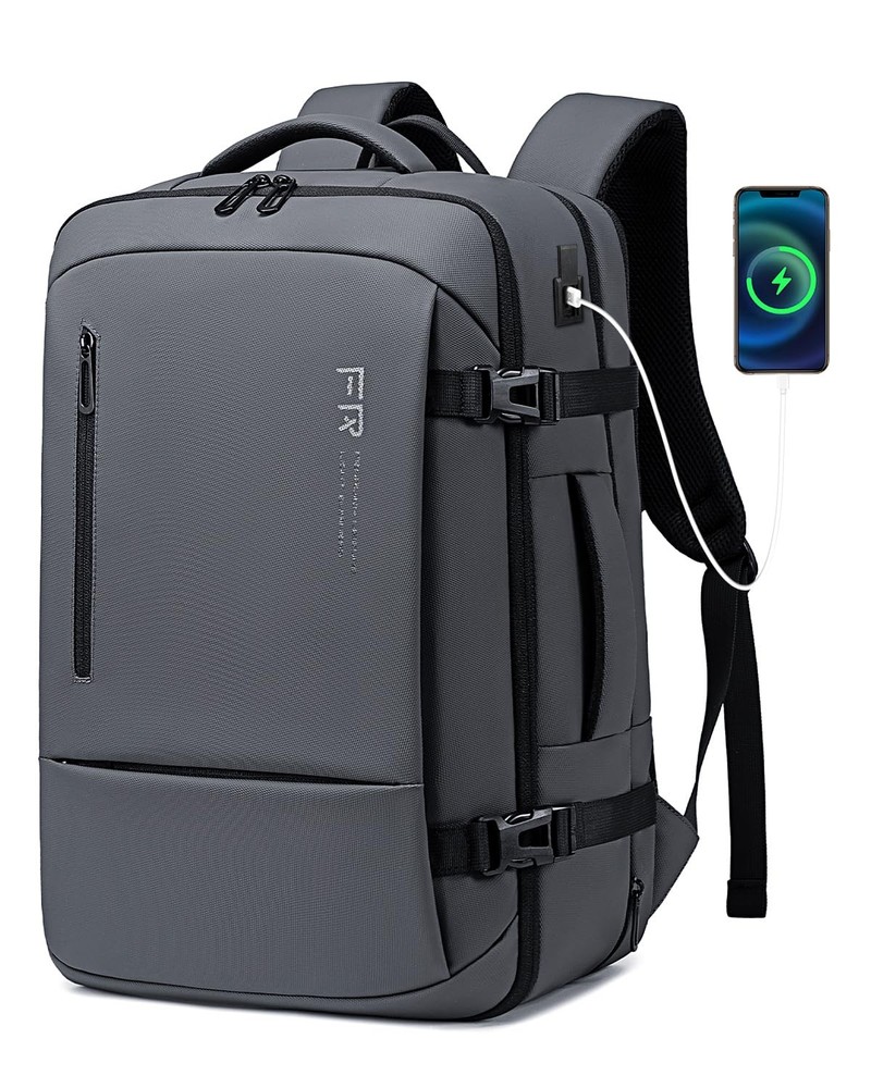 17.3 Inch Water Resistant Laptop Backpack for Men - Travel Carry On