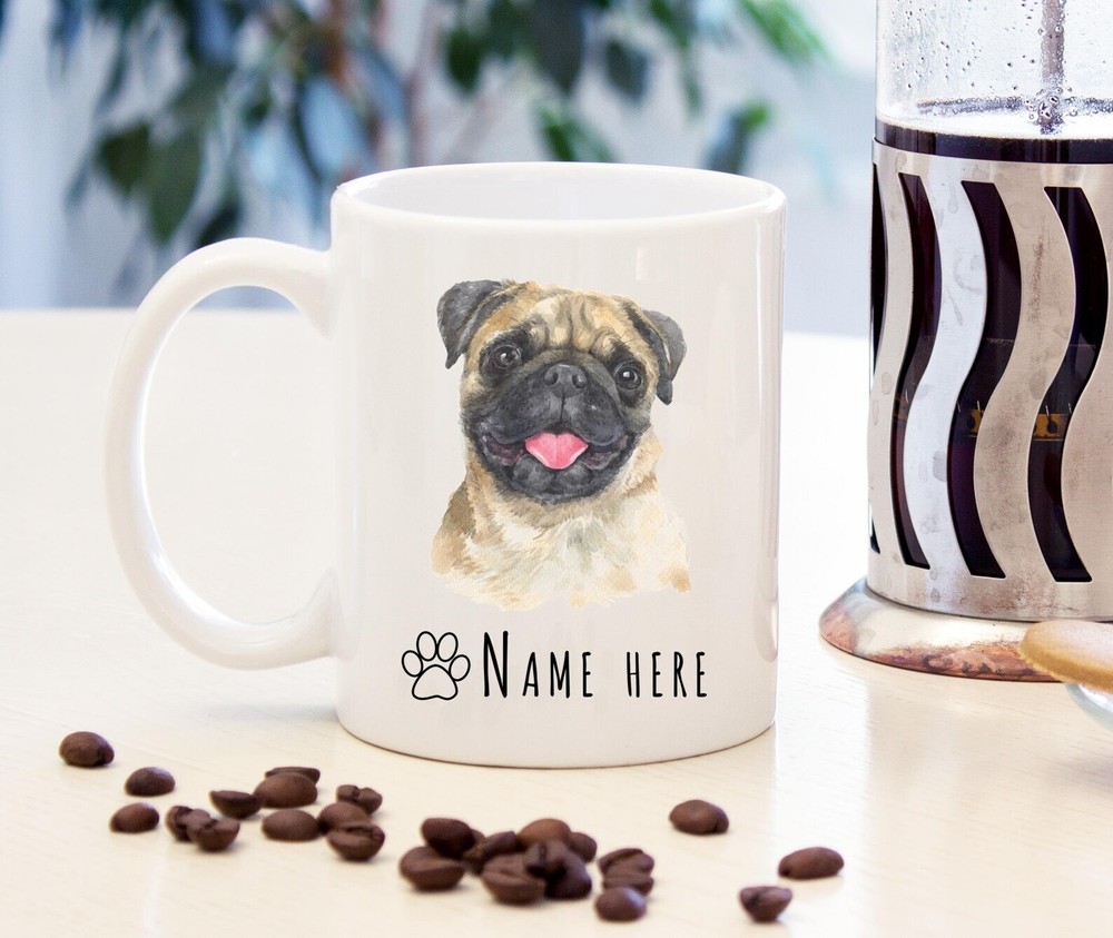 Pug Mug Best Gift For Pug Mom Pug Gift For All Pug Lovers Personalized Dog Mug