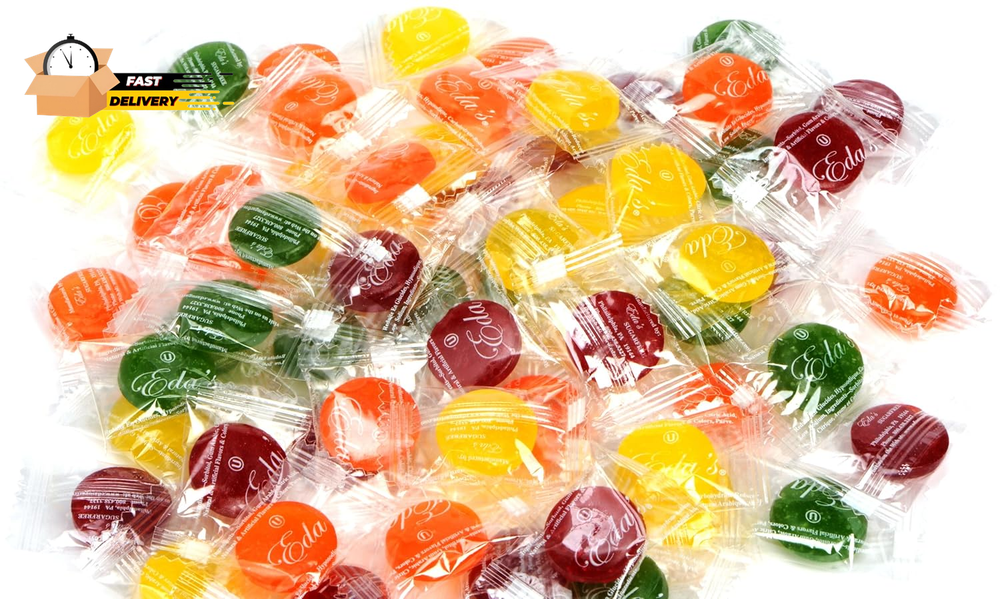 Sugar Free Sour Mix Hard Candy, ONE POUND, Individually Wrapped, OU Parve, Uses