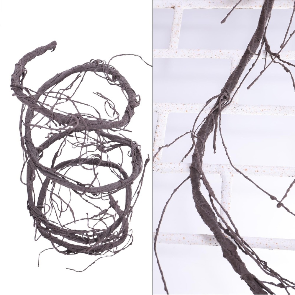 Flexible 300cm Brown Medium Fake Tree Trunk Artificial Branches for Decor