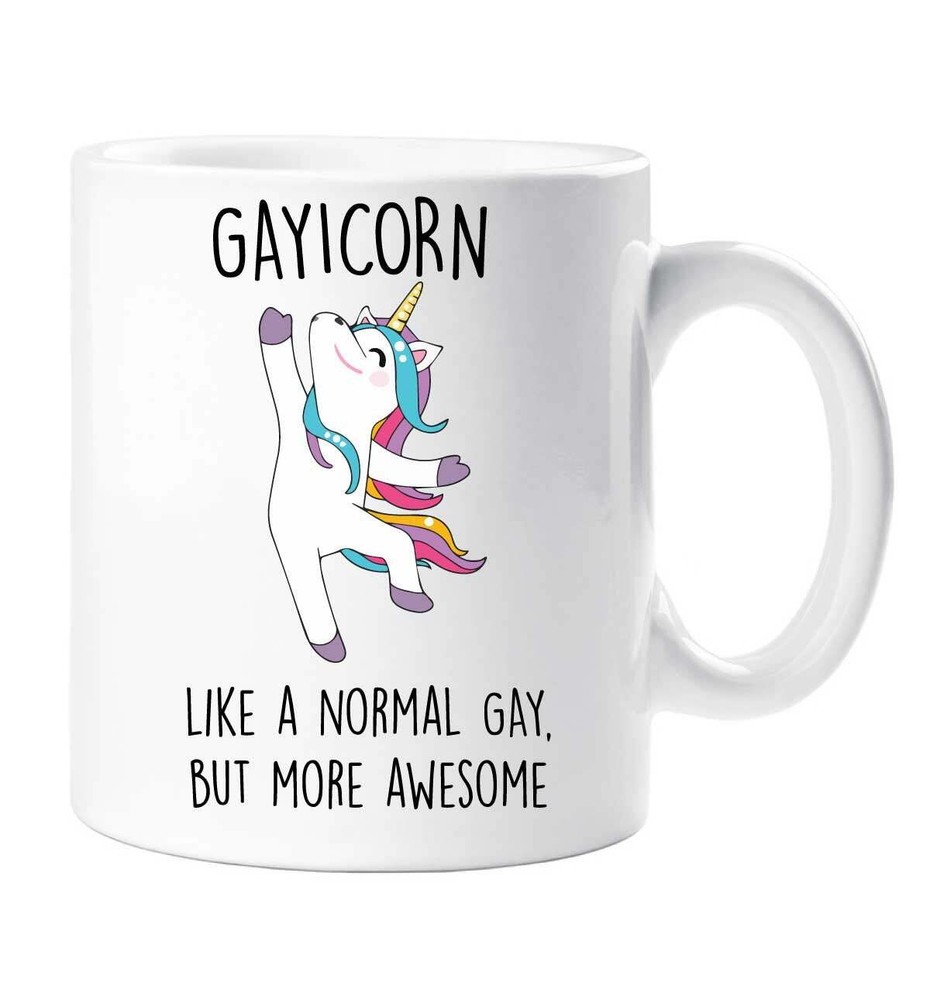 Gayicorn Mug Unicorn Like A Normal Gay But More Awesome