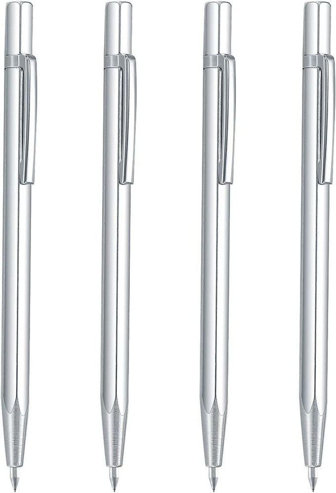 4 Pcs Tungsten Carbide Tip Scriber, Scribe Tools, Engraving Marking Pen, Alumini
