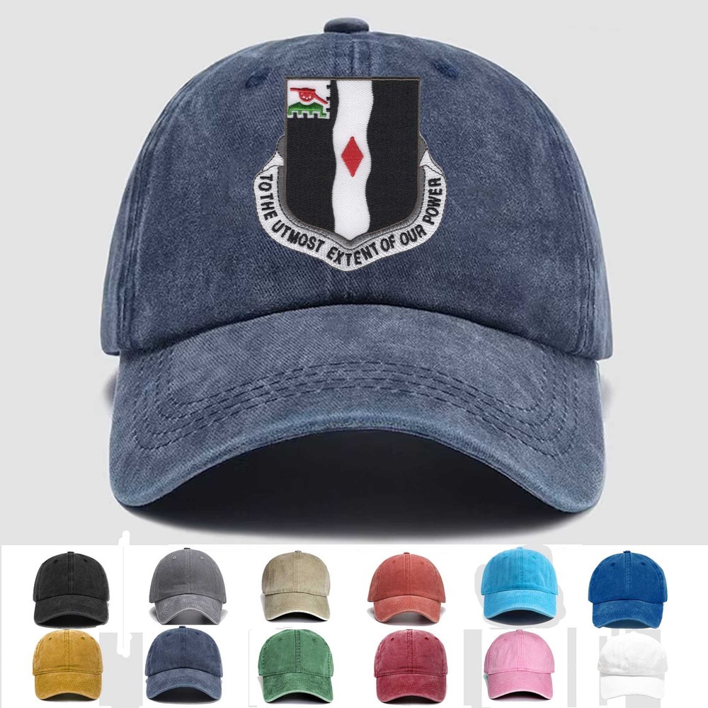 Custom Embroidered Hat 60th Infantry Regiment-To The Utmost Extent Of Our Power