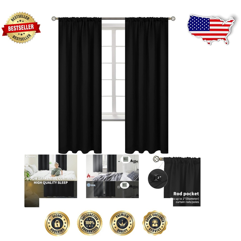 Lightweight Blackout Drapes 72