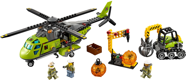LEGO CITY: Volcano Supply Helicopter (60123)