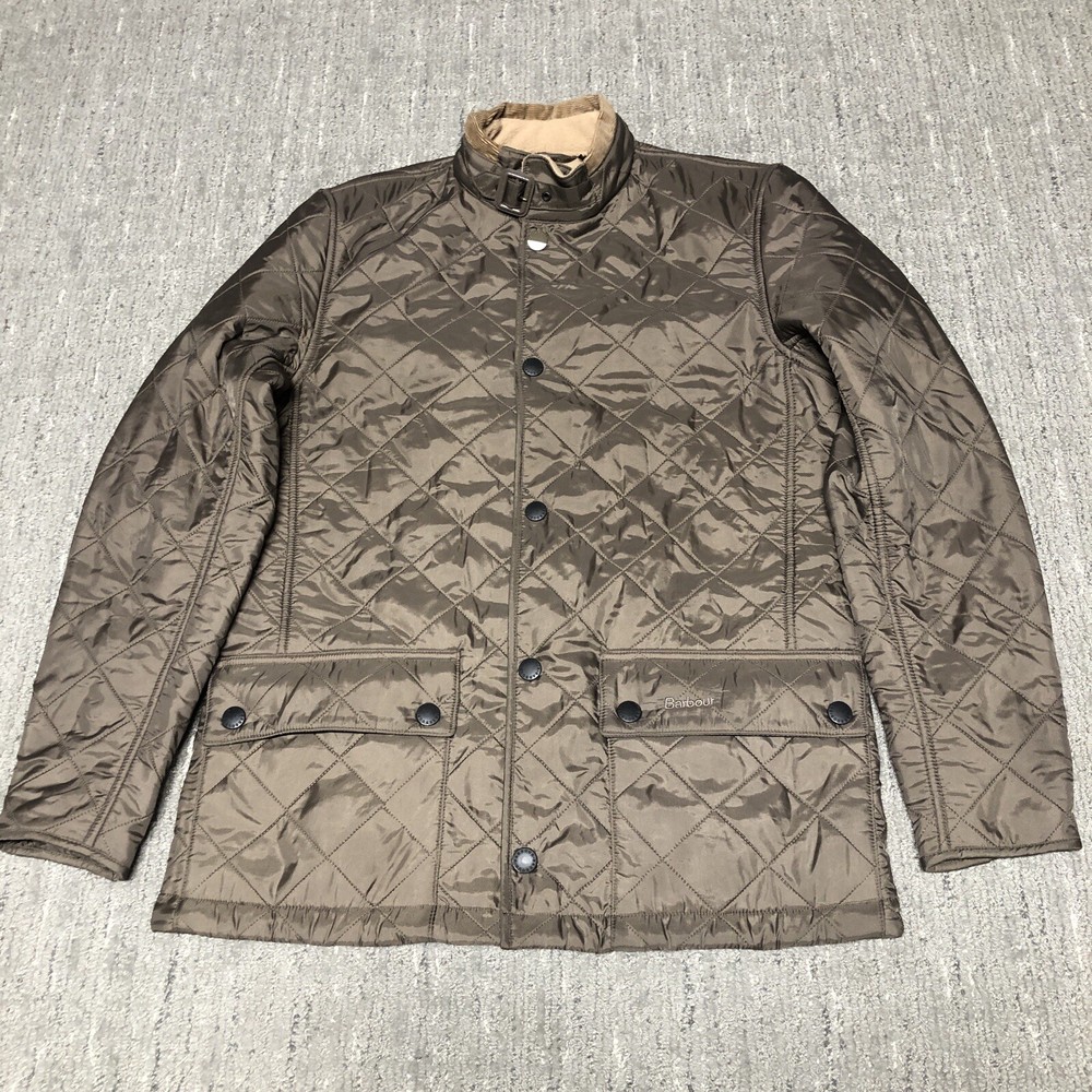 Barbour X Pantone Polartone Fleece-Lined Quilted Jacket Men's Size Small