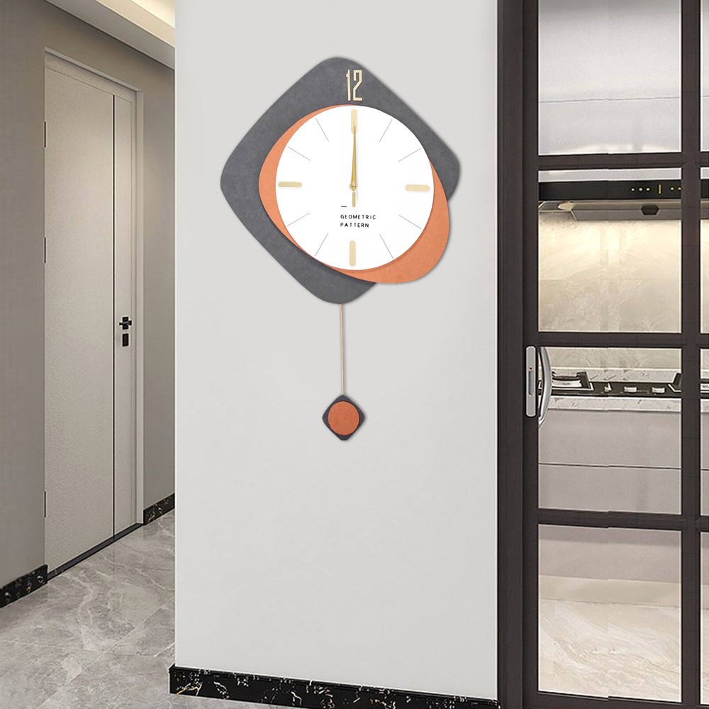 Sleek Silent Wall Clock with Smooth Sweeping Second Hand – Modern Home Decor