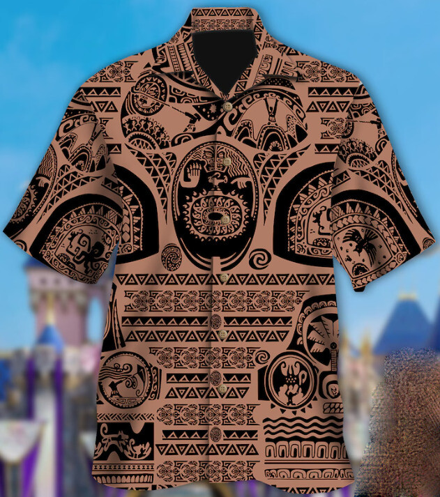 Maui Moana Tattoos 3D Hawaiian Aloha Shirt I Know ItS A Lot T-Shirt Design for Men and Women