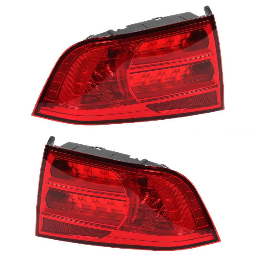 Left Right Red Tail Brake Light Lamp with Bulbs for 2004-2008 Acura TL