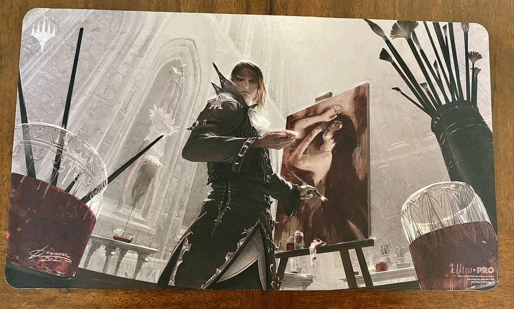 Blood Artist Playmat Johannes Voss Extended Art Kickstarter Limited Run MTG