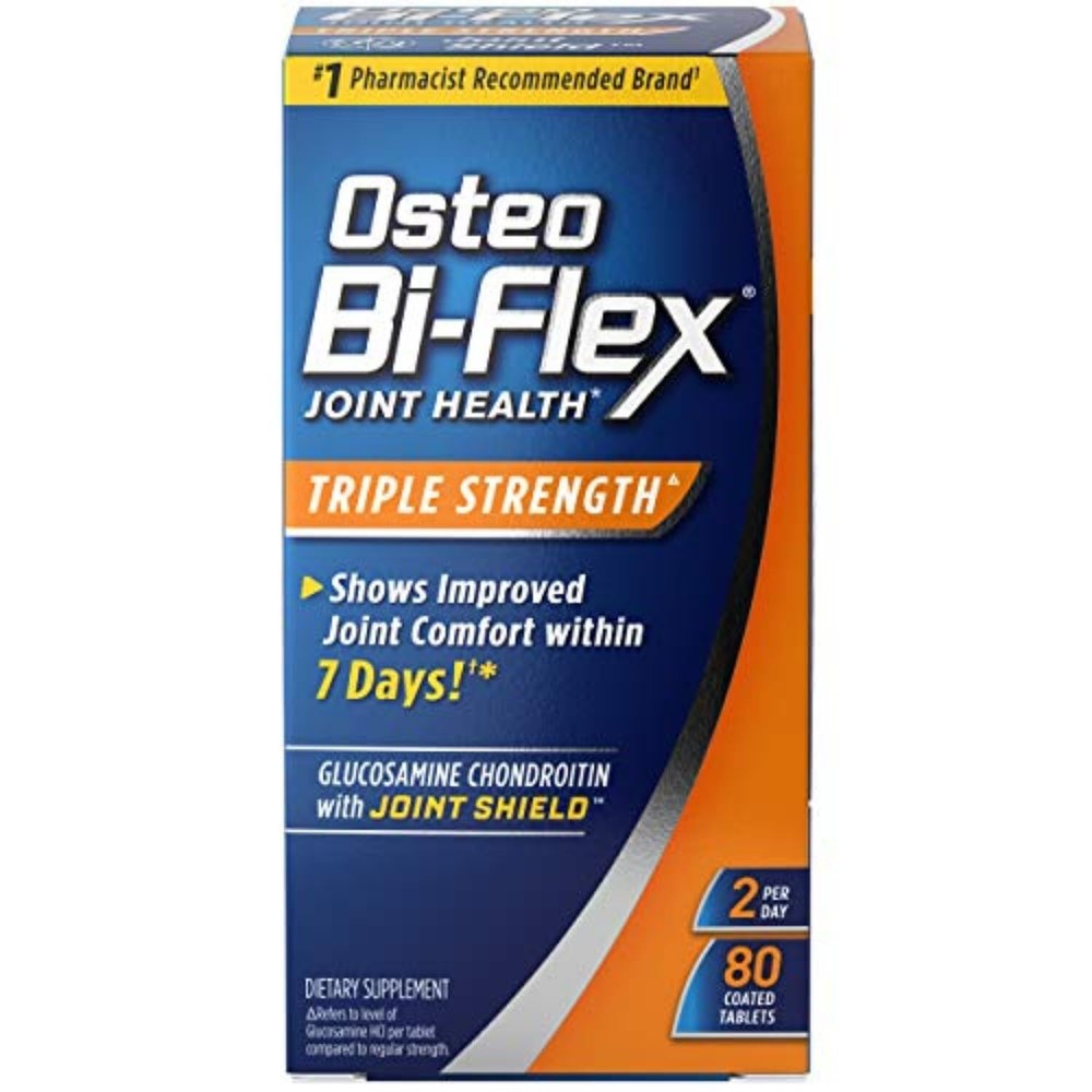Triple Strength Glucosamine Chondroitin with Vitamin C Joint Health Supplemen...