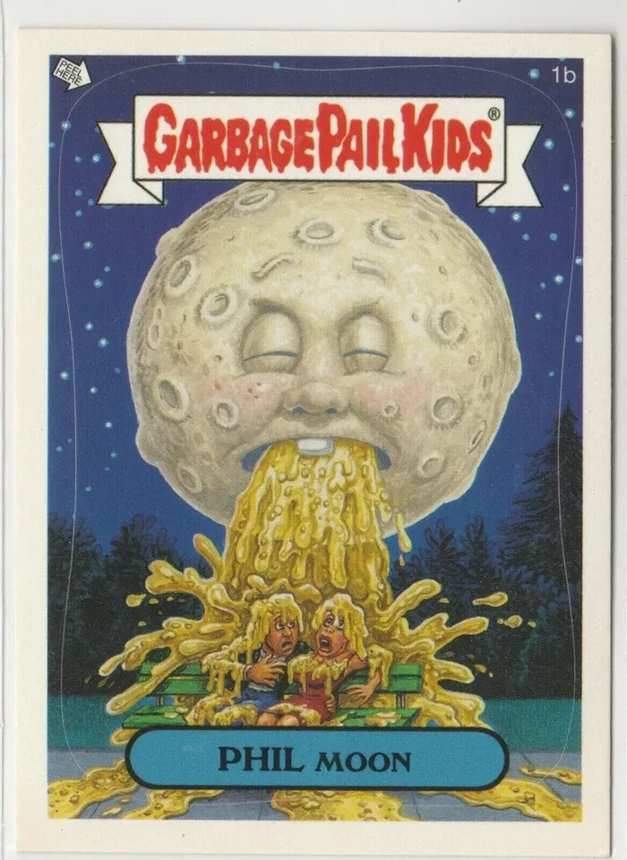 Phil Moon 1b Garbage Pail Kids 2005 All-New Series 4 ANS4 GPK Card