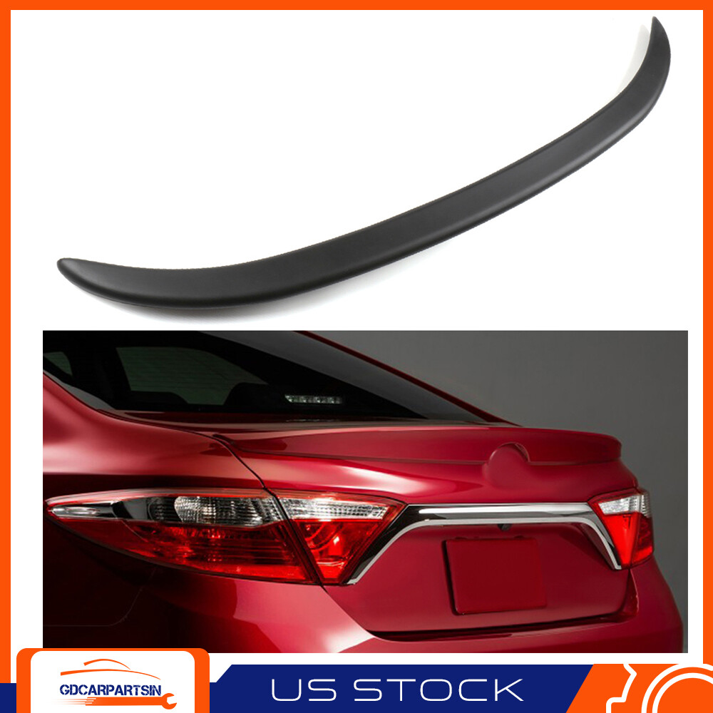 2007-2011 Camry Sedan Matte Black Trunk Lip Spoiler Wing for Fuel Efficiency