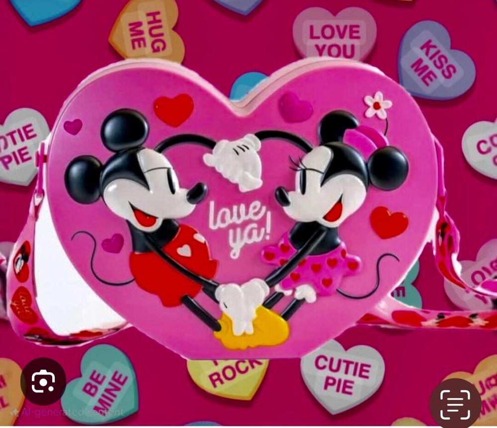 Disney Valentine's Day 2025 Mickey & Minnie Popcorn Bucket