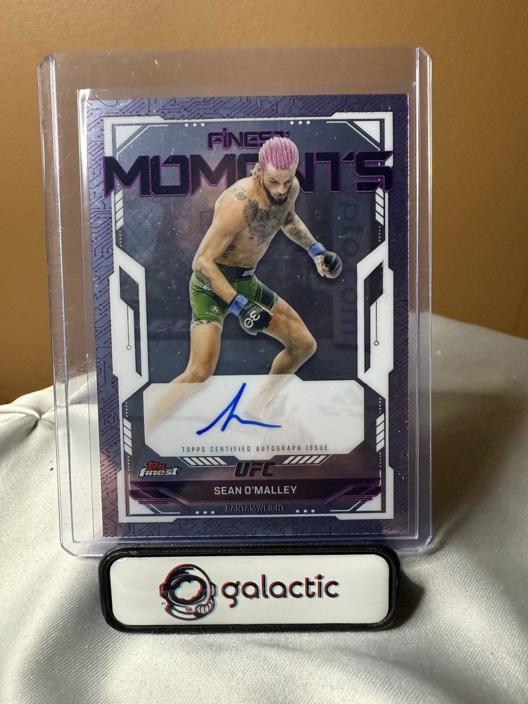 2025 Topps Finest UFC Sean O’Malley  Auto Numbered Insert Card Lot 🔥