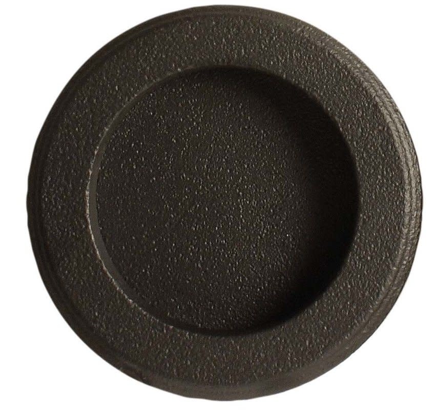 Emtek 2211 2.5 Inch Round Flush Door Pull in Satin Nickel