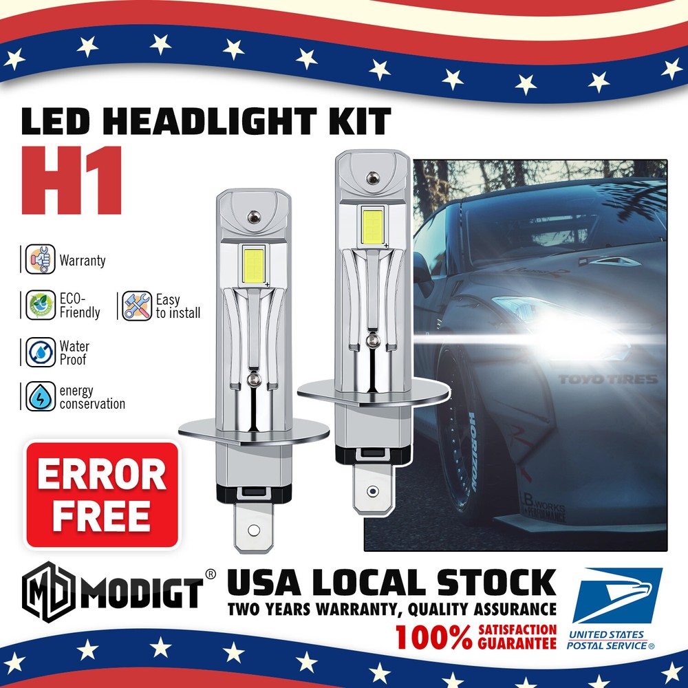 H1 LED Headlight Bulbs Kit High/Low Beam For Kia Rondo 2007-2012 Plug & Play 2X