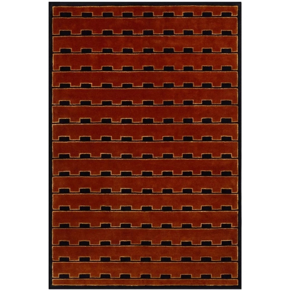 Hand Knotted Wool Rug 9×12 ft - Nordic Knots  Design, Handmade Area Rug