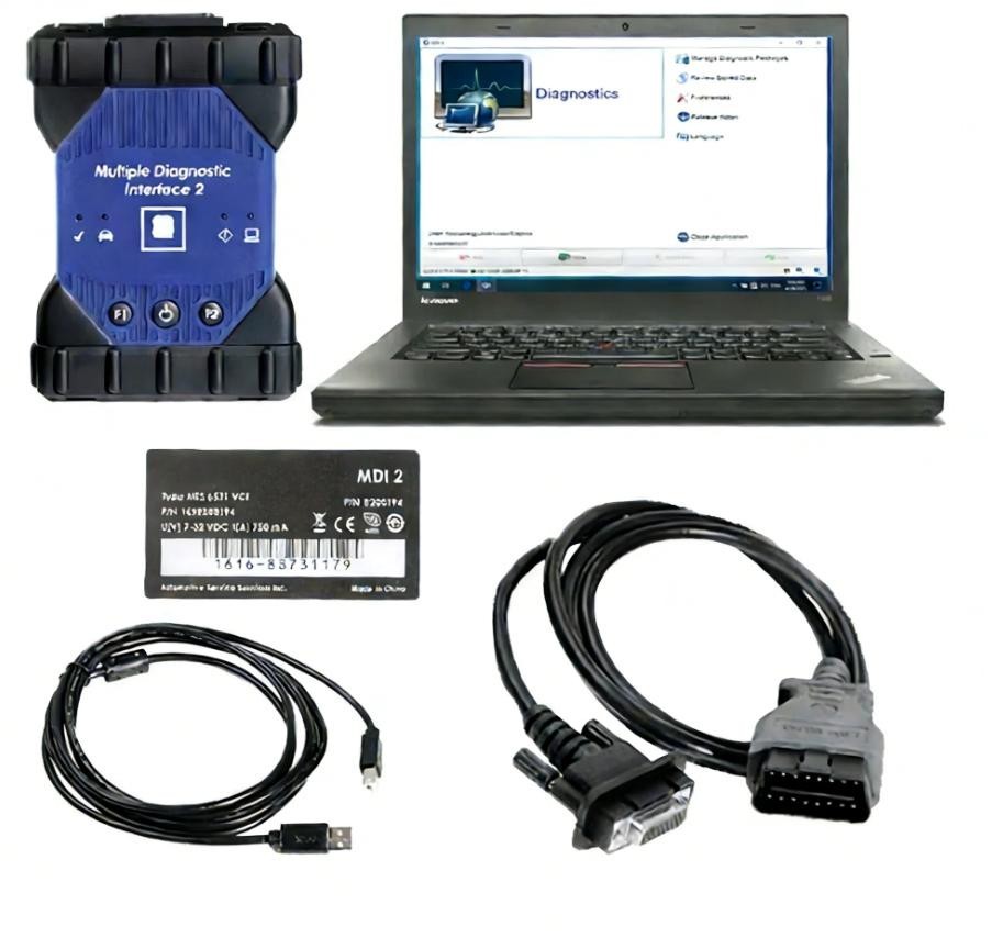 MDI 2 WIFI Multiple Diagnostic Interface Diagnosis Programming Scanner+Laptop