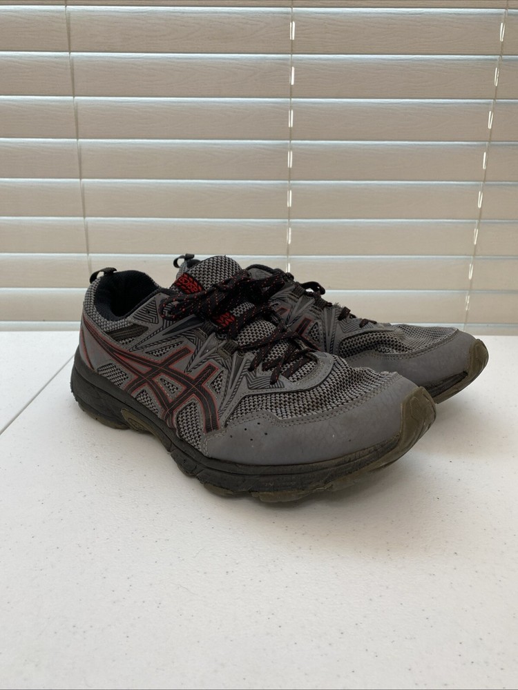 Ascis Gel Venture 8 'Metropolis Black' 1011B 395 Men's Extra Wide Size 10.5