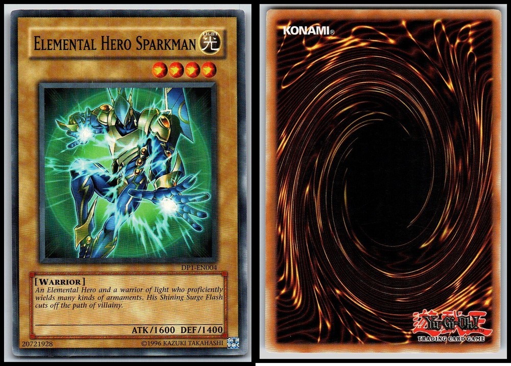 Elemental Hero Sparkman DPT-EN004 Yu-Gi-Oh Trading Card