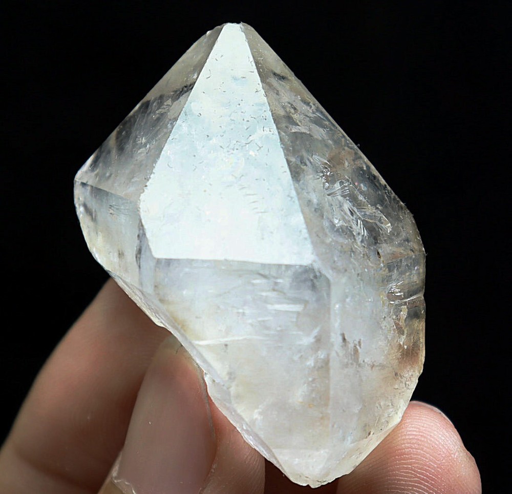 Natural Herkimer Diamond Quartz Crystal Stone Point Healing Mineral Specimen